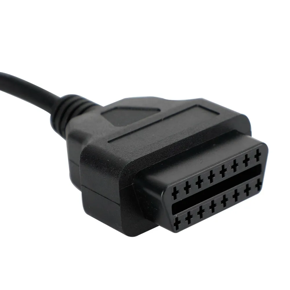 BMW OBD2 kabelkontakt Diagnostisk skannerkabel Motorsykkel 10 Pin til 16pin