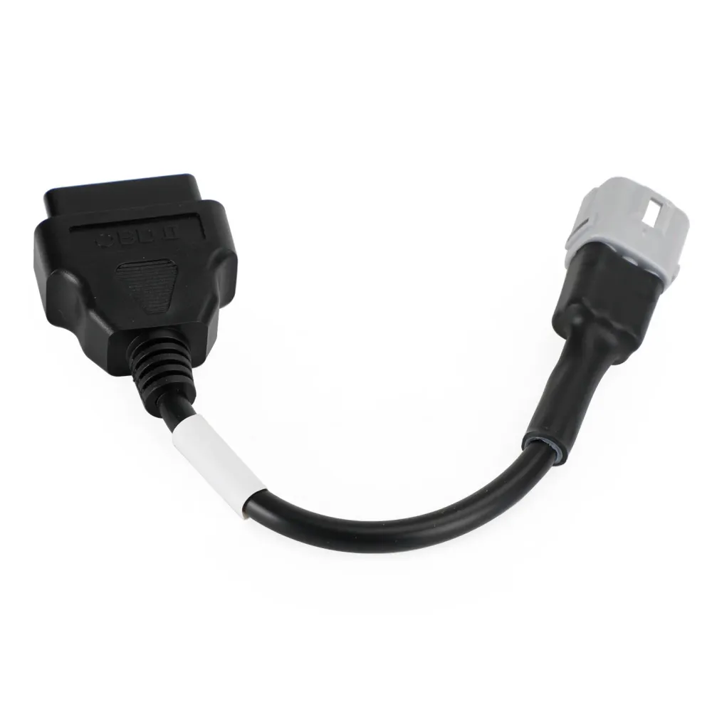 OBD2 6 -pinners diagnostisk pluggadapter Suzuki motorsykkel -scooter ATV -kabel