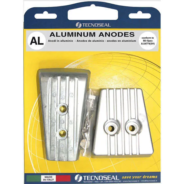 Tecnoseal, Alu-sett Volvo SX- & DPS- inkl. skruer, 00733BISAL + 00737AL, 3888814 + 3888817
