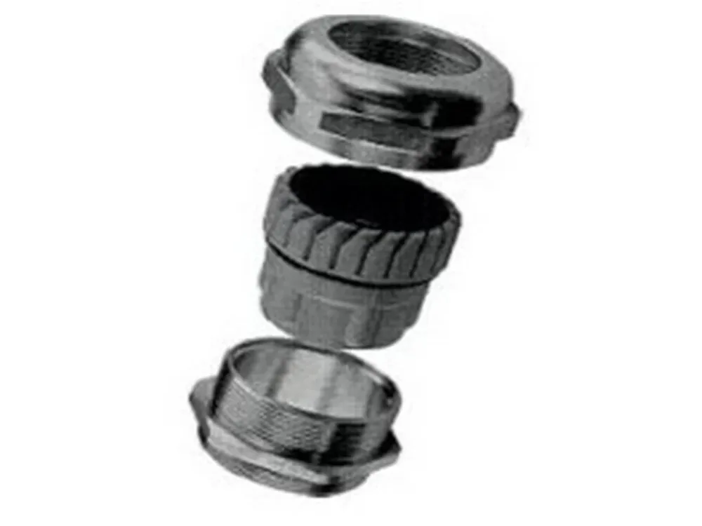 Kabelgjennomføring messing M12; Ø2,5-6,5mm; IP68 UL validert