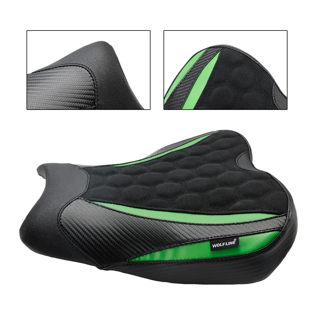 2023 Kawasaki Ninja ZX-4R ZX-4RR Front Raider Seat Driver Cushion Pu Greena