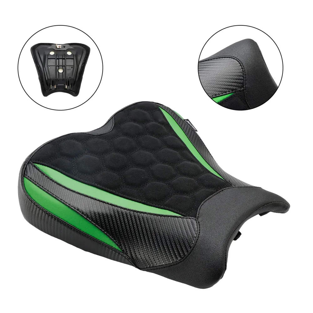2023 Kawasaki Ninja ZX-4R ZX-4RR Front Raider Seat Driver Cushion Pu Greena