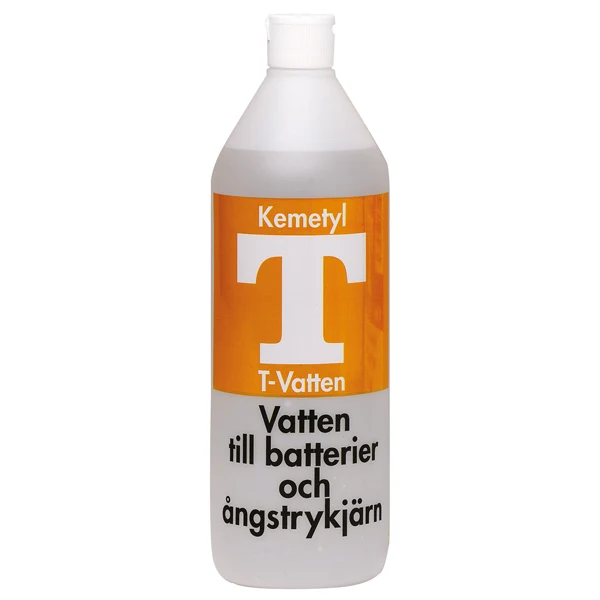 Kemetyl, T-water Batterivann, 1L