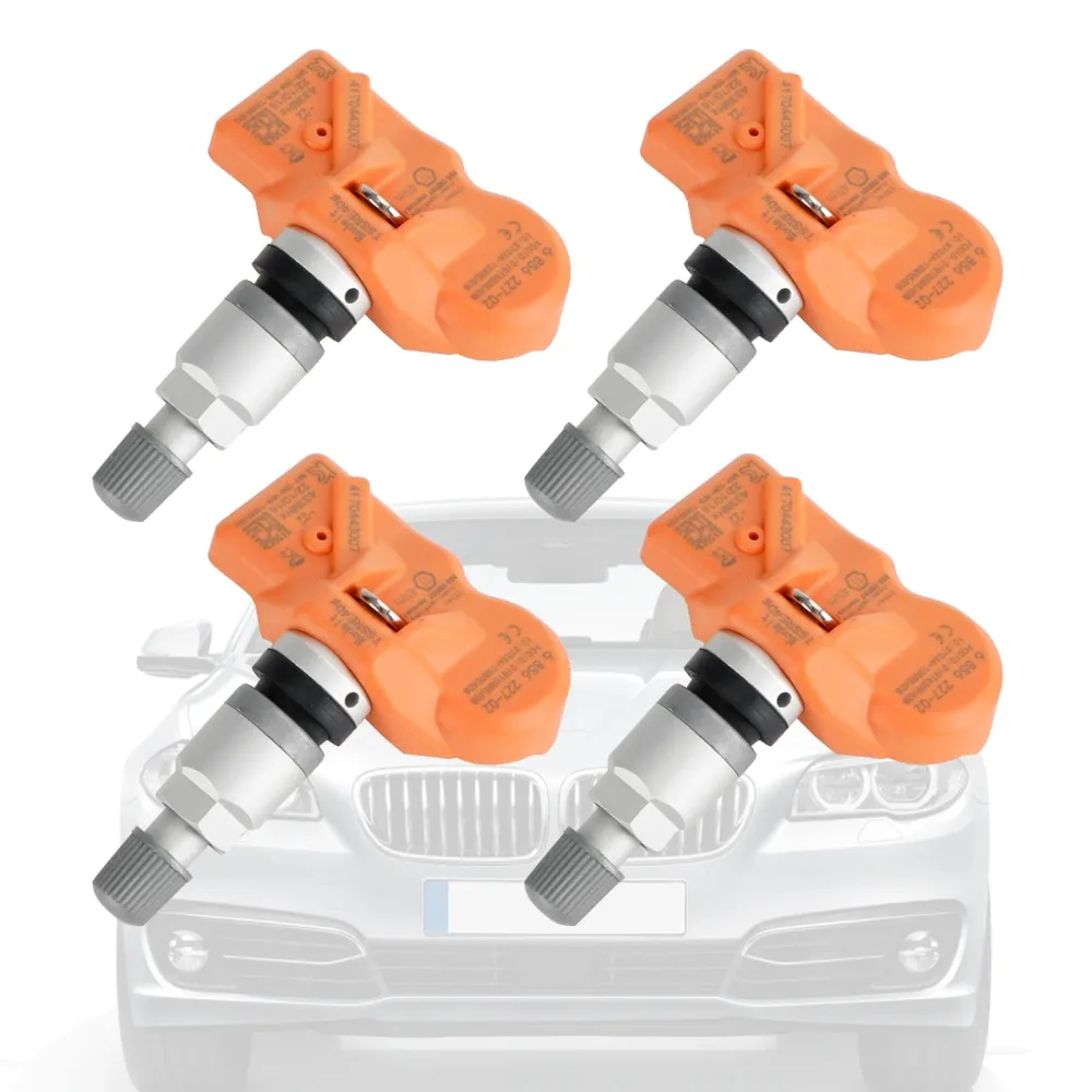 6856227 BMW 5/6/7 Series F10 F11 F12 F01 F02 X3 F25 4PCS Nye TPM -sensorer