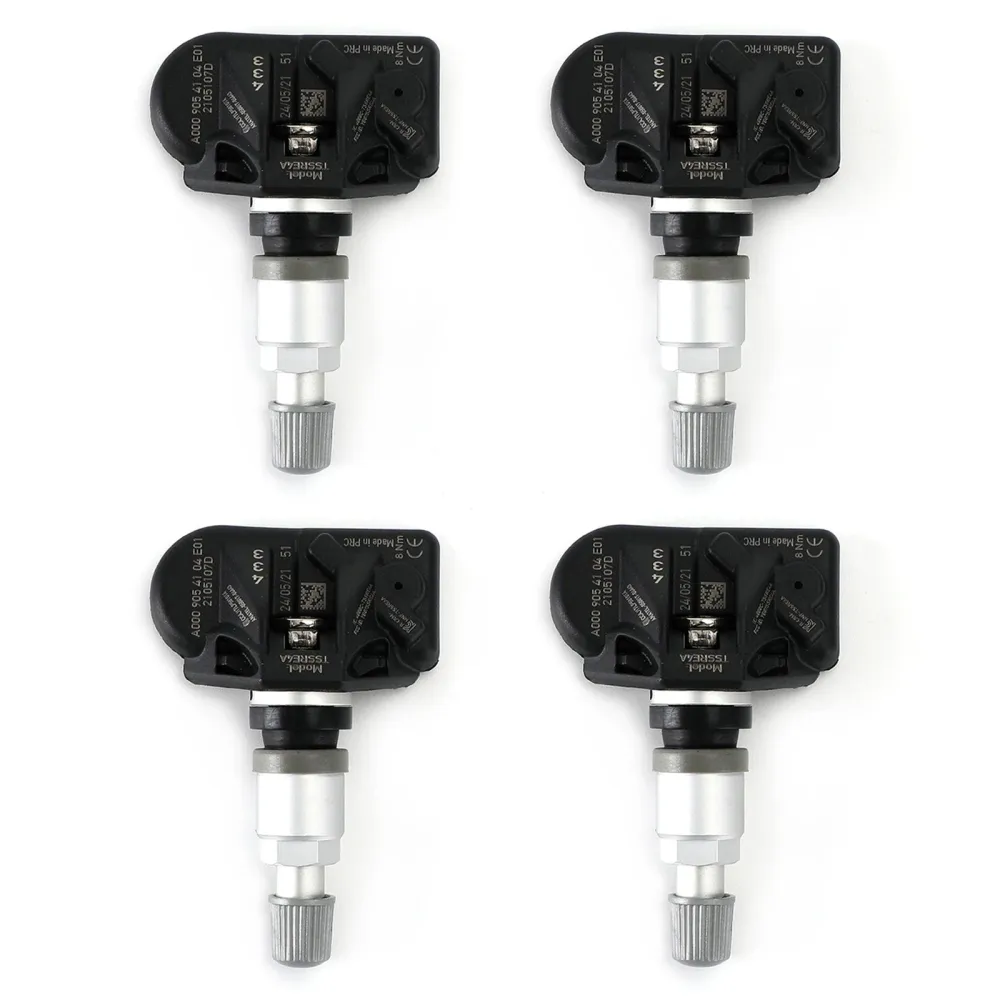 4x Dekktrykksensor TPMS A0009054104 Mercedes-Benz W167 W177 & & CLA & W177 -klasse & W247 B-klasse GLA GLB