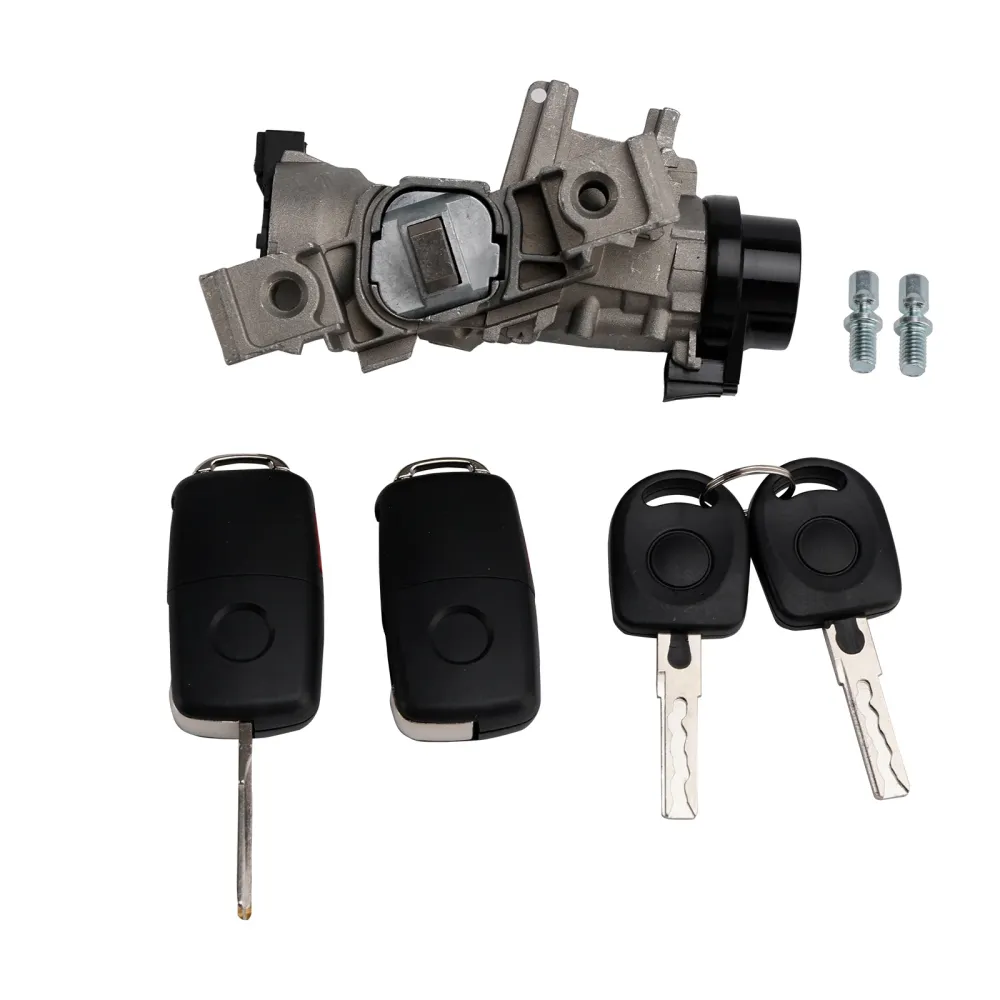 1K0905851B Ignition Switch Lock Cylinder W/2 -tast VW Jetta Golf EOS Rabbit