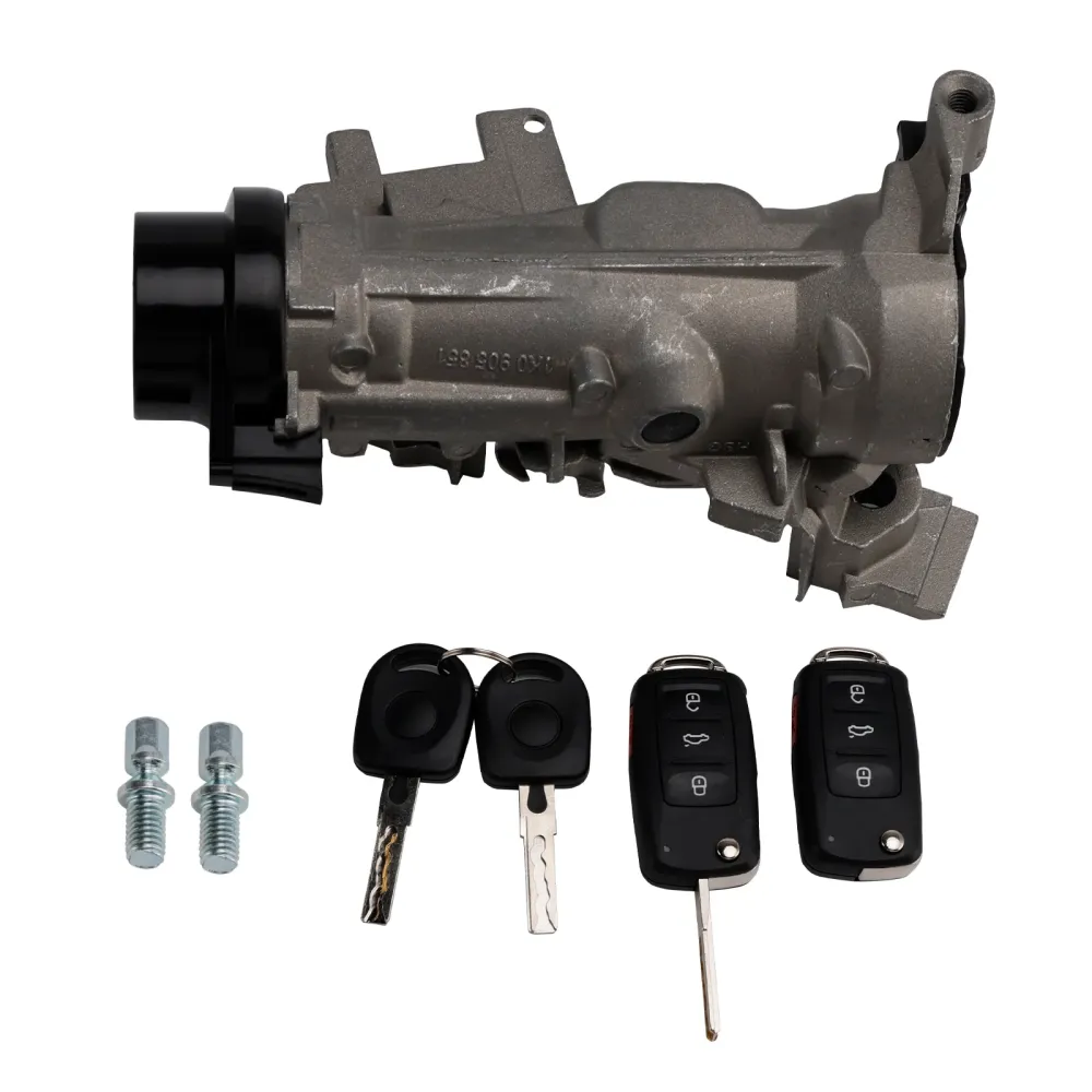 1K0905851B Ignition Switch Lock Cylinder W/2 -tast VW Jetta Golf EOS Rabbit
