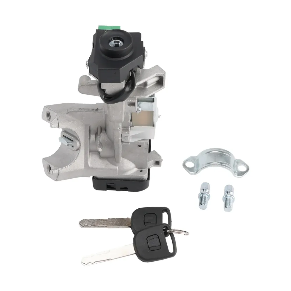 2001-2005 Honda Civic 1.7L GX Sedan 1668cc L4 CNG Ignition Switch Lock Cylinder med 2 nøkler (med chip)