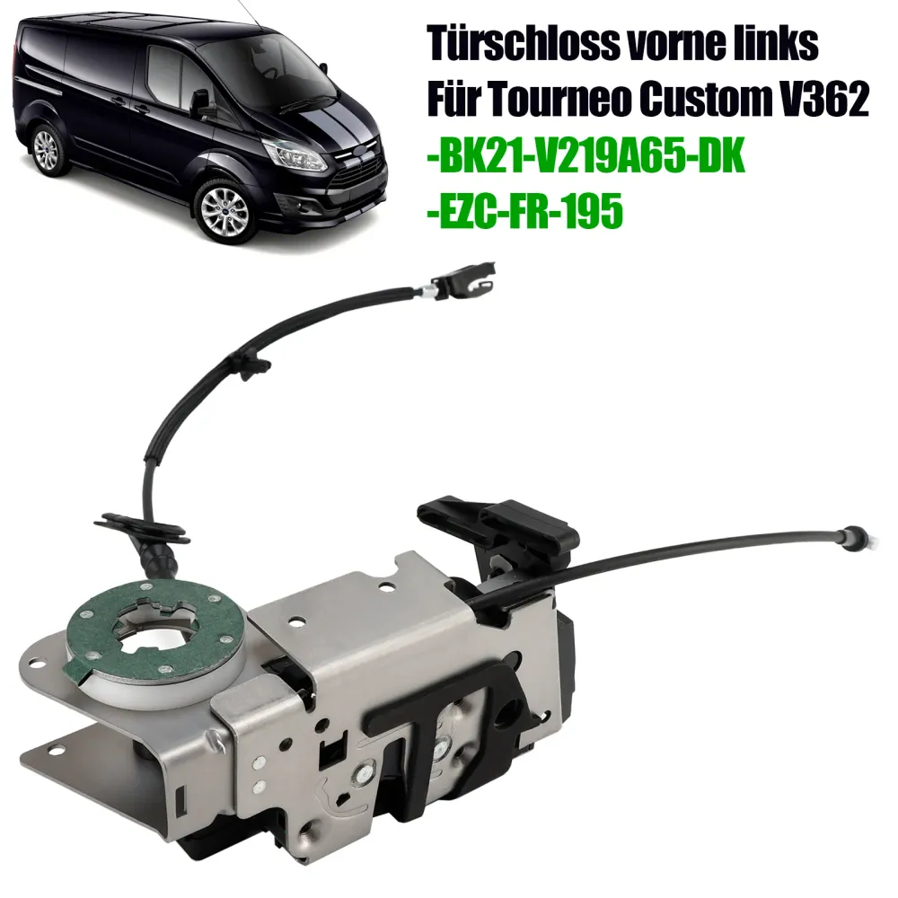 Front venstre dørlås BK21-V219A65-DK Ford Transit Tourneo Custom V362