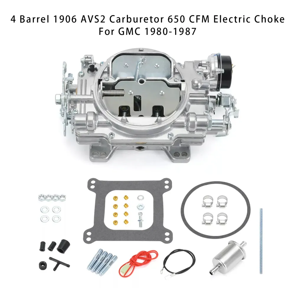 1980-1987 GMC 4 fat 1906 AVS2 forgasser 650 CFM Electric Choke