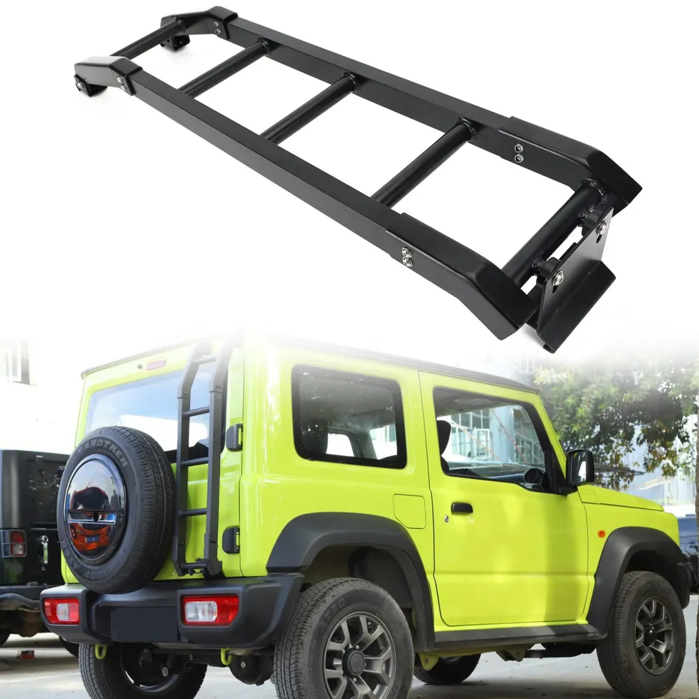 2019+ Suzuki Jimny Ny aluminiumsbil bak haledørstige klatring blk generisk