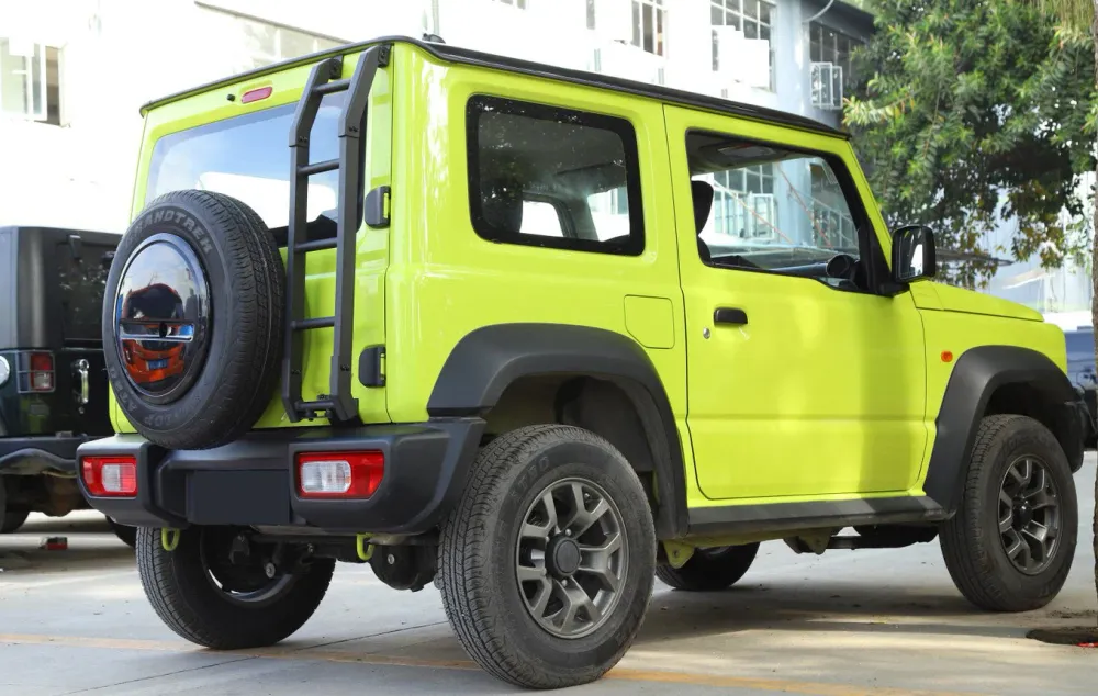 2019+ Suzuki Jimny Ny aluminiumsbil bak haledørstige klatring blk generisk