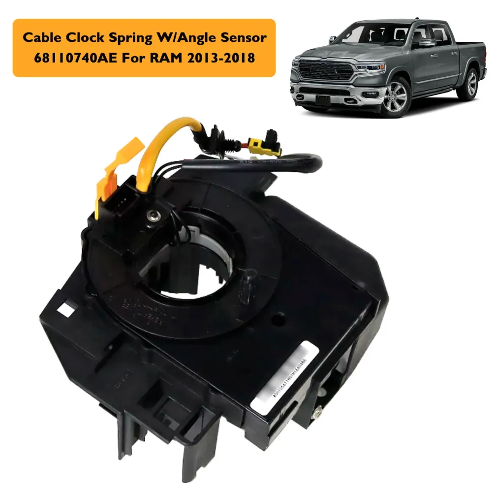 2013-2018 RAM 3500 Klokkefjær med vinkelsensor 9 Pins 68110740AE