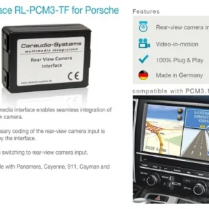 CAS Ryggekamera interface Porsche