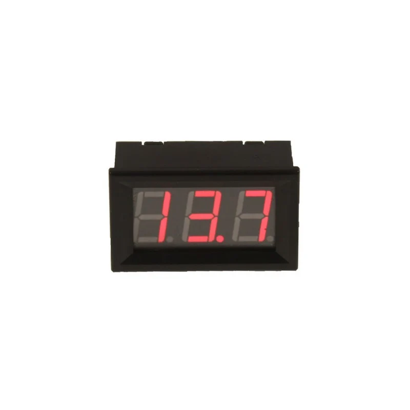 4POWER Voltmeter, 6 til 30V, rød