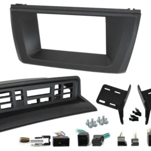 Monteringsramme 2-DIN, sort BMW X3 (E83)