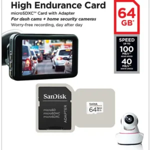 Sandisk 64GB High Endurance SD kort