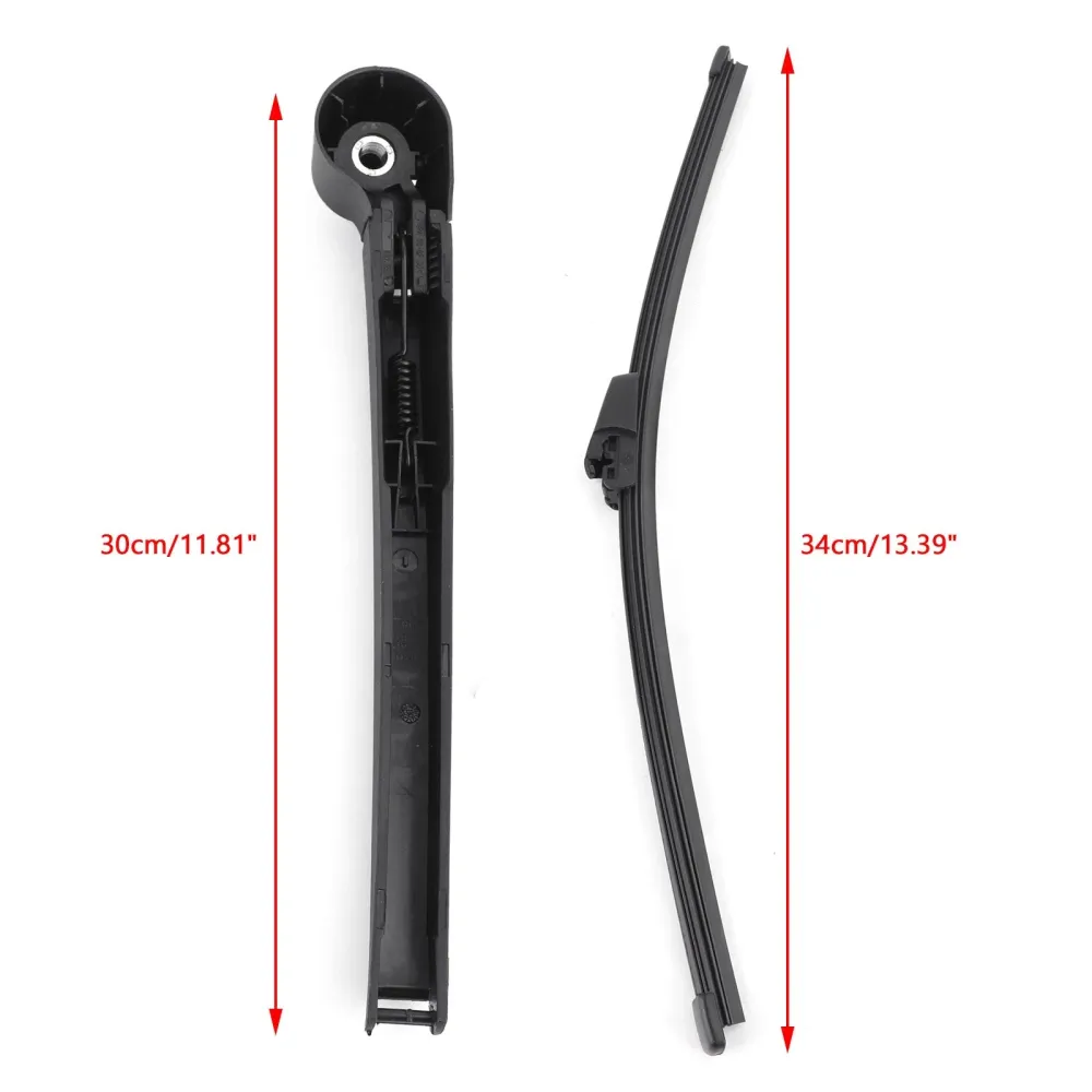Bakvinduet Windshield Wiper Arm Blade Set VW Tiguan 5N BJ 2007-2018 Svart generisk