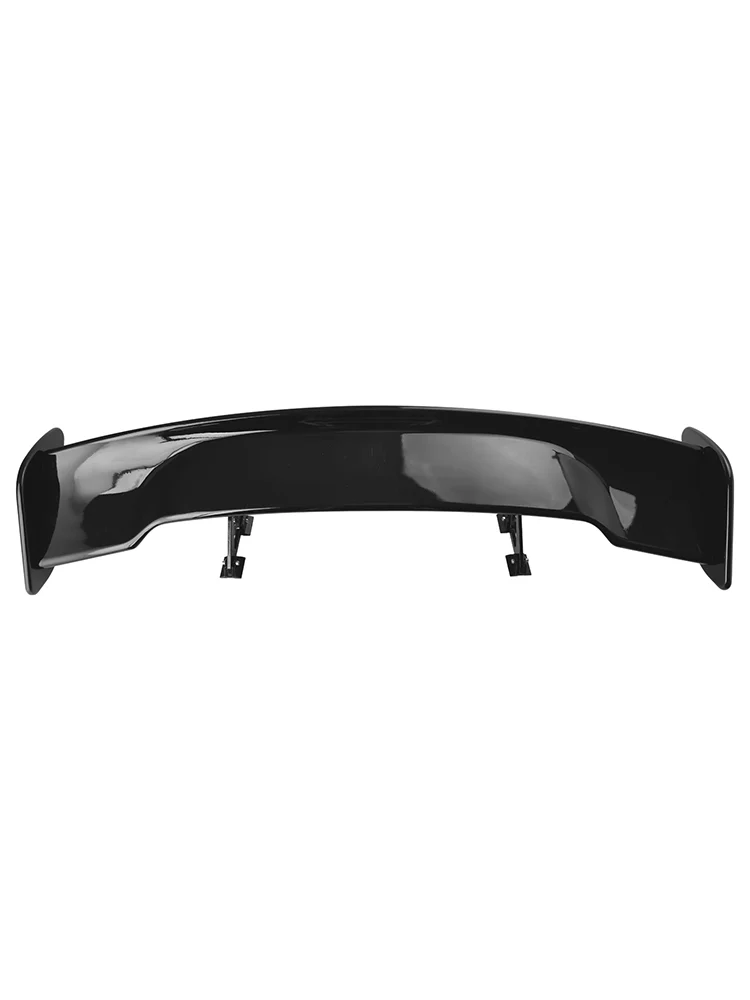 57" 145 cm universal Racing GT-stil Down Force bagasjeromsspoilervinge i blank svart