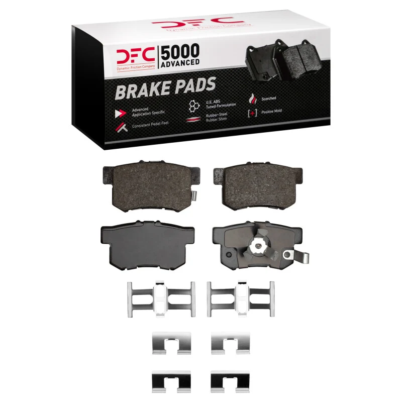 DFC 05-16 Honda CR-V Rear 5000 Advanced Ceramic Brake Pads and Hardware Kit