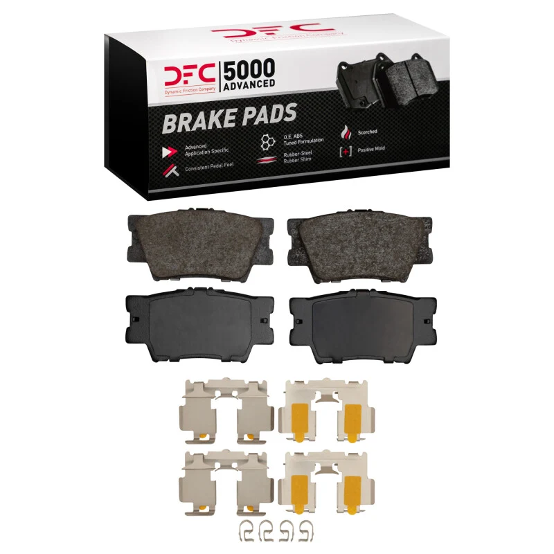 DFC 07-24 Toyota Camry Rear 5000 Advanced Ceramic Brake Pads and Hardware Kit