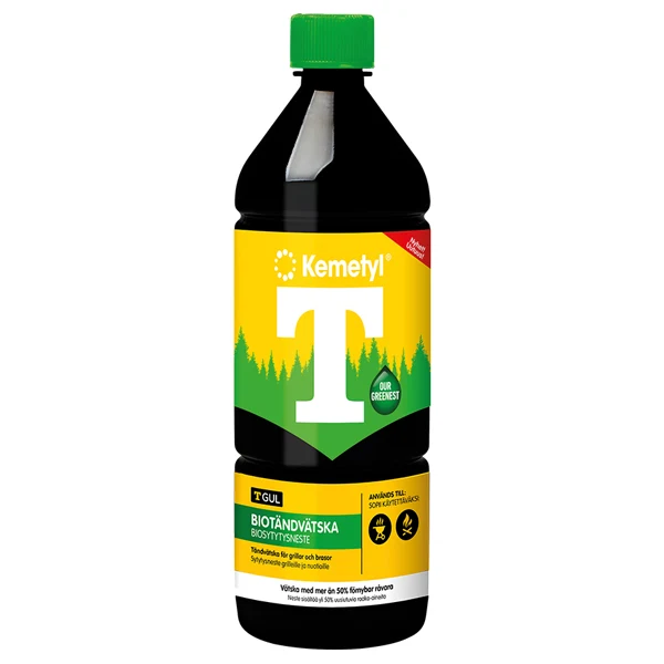 Kemetyl, T-gul biotennende væske, 1 l
