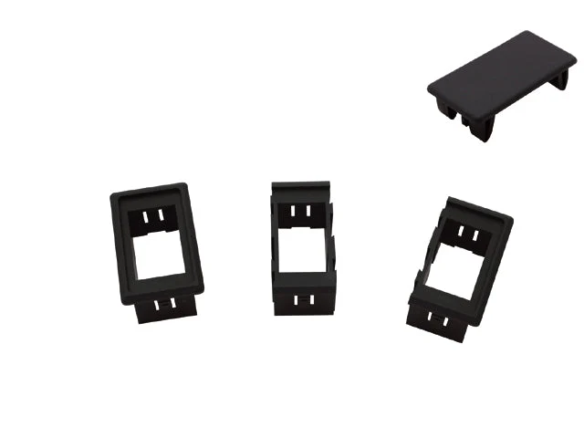Talamex, Deksel monteringsbrakett, 22 x 38 mm, plast (1 stk.)