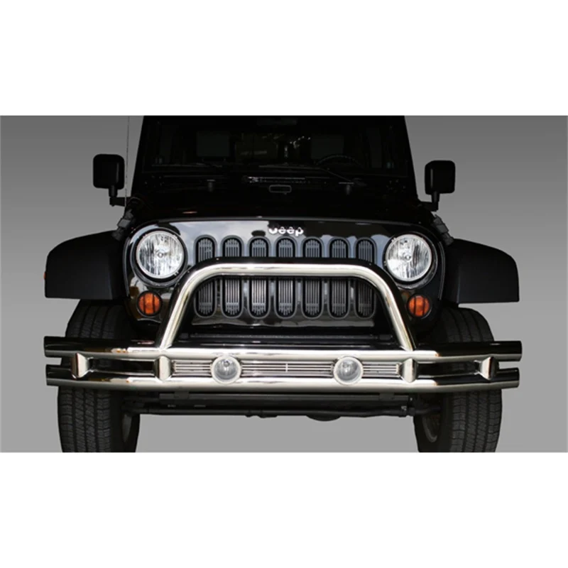 Rugged Ridge 3- Front Tube Bumper Stainless 07-18 Jeep Wrangler