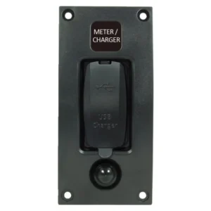 Talamex, buet bryterpanel med dobbel USB-utgang 3,4A