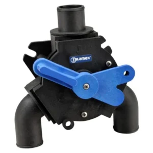 Talamex, Y-ventil, 38 mm (1½") og 25 mm (1") tilkobling, med adapter, PCS