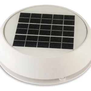 Marinco, 4" dag/nattvifte med solenergivifte - hvit, N20804W
