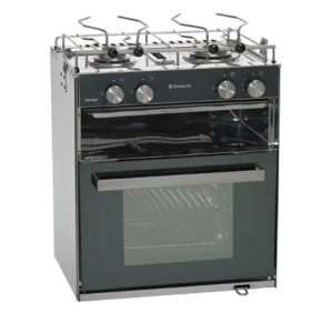 Dometic, Starlight gassovn med grill og 2-brenner koketopp, 28 l, 23 kg