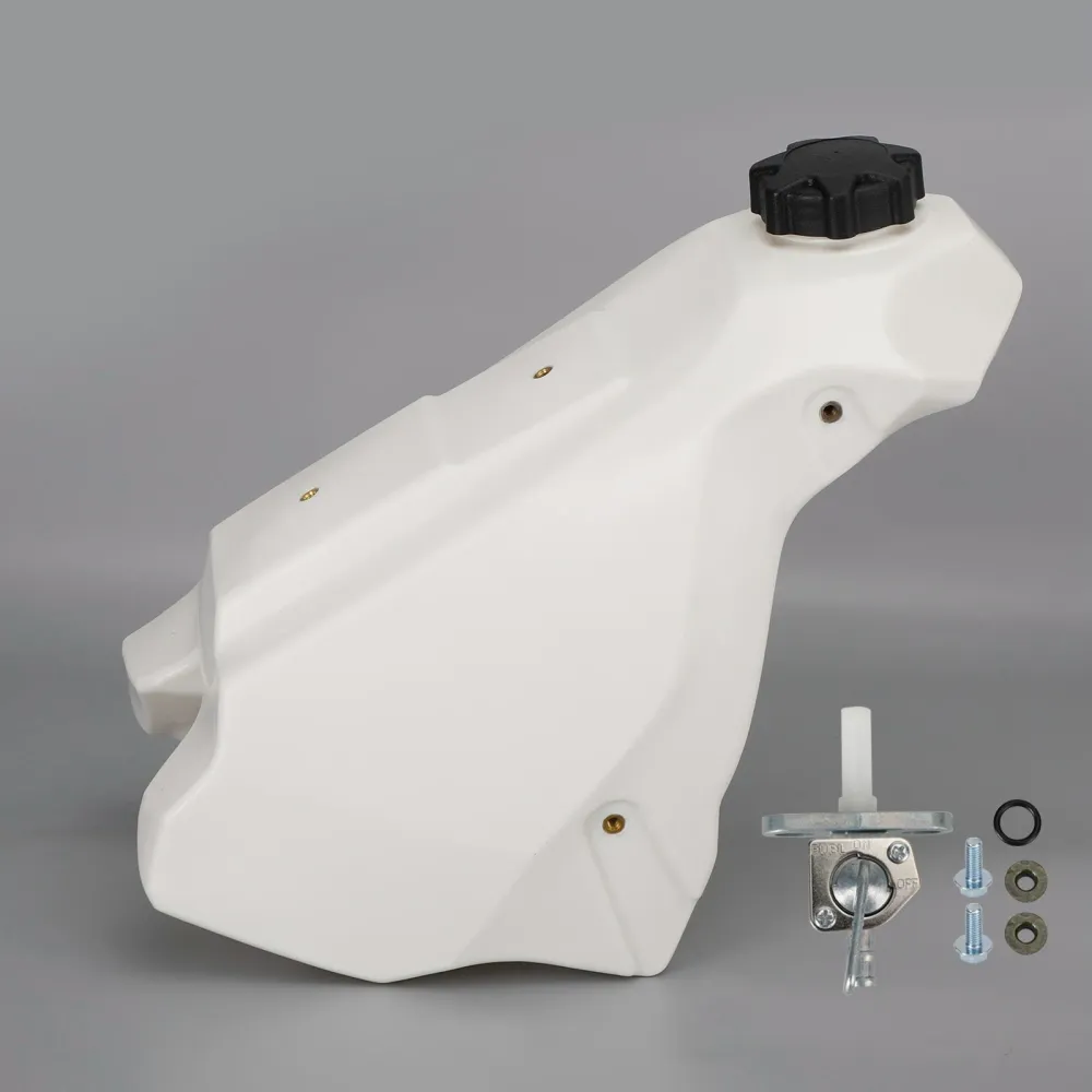 1988-1989 Honda CR250R 2-Stroke 3,6 Gal stor kapasitet Gass drivstofftank hvit