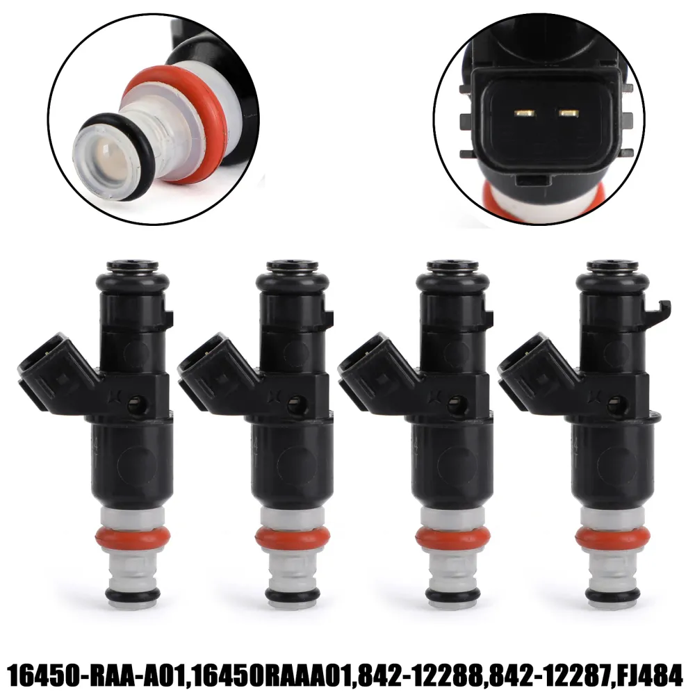 2005-2007 Acura RSX 2.0L 1998cc i4 4pcs drivstoffinjektorer 16450RAA01 16450-RAA-A01