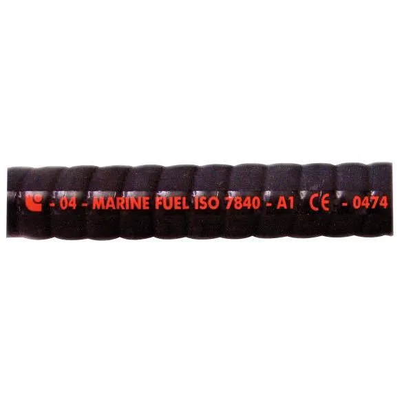 Påfyllingsslange A1, sort, 38 mm, 5 m