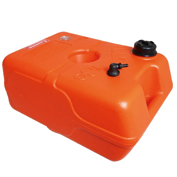 Nuova Rade, Drivstofftank 30L RINA godkjent, HDPE, Ø 8 mm slangekobling, inkl. tankmåler