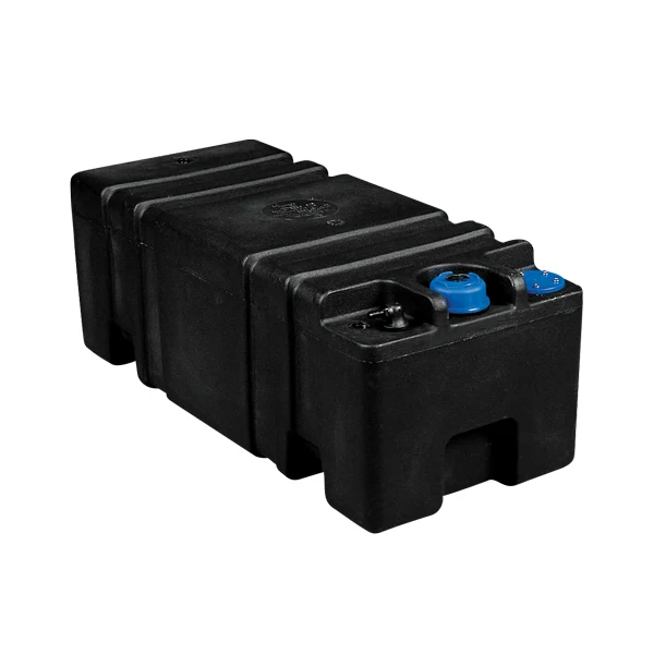 Nuova Rade, Ercole drivstofftank 41L - 50x35x30 cm, CE-merket, Ø 8 mm vinklet slangenippel, Ø 50 mm gjenget plugg
