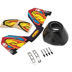 FMF Racing Carbon Replacement End Cap Kit