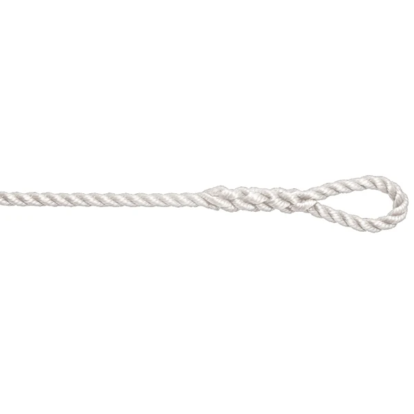 Robline, Twisted fenderline 6mm 40mm hvit 2m