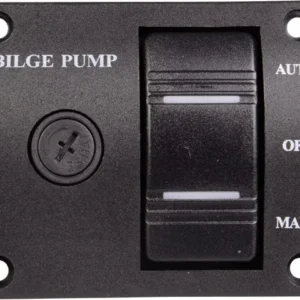 Talamex, Kontrollpanel lensepumpe 12V, 76x63 mm