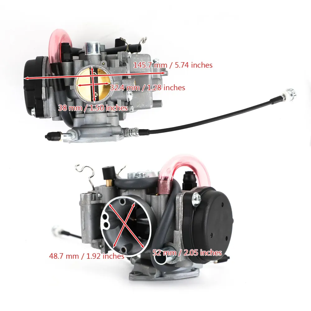 2000-2003 Yamaha Kodiak 400 2WD 4WD YFM400 forgasserkarbo generisk