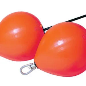 Polyform, CCD3 Fortøyningsbøye med lang stang, rød, 1190x450mm, Ø 24mm, 52kg oppdrift, 7,3kg