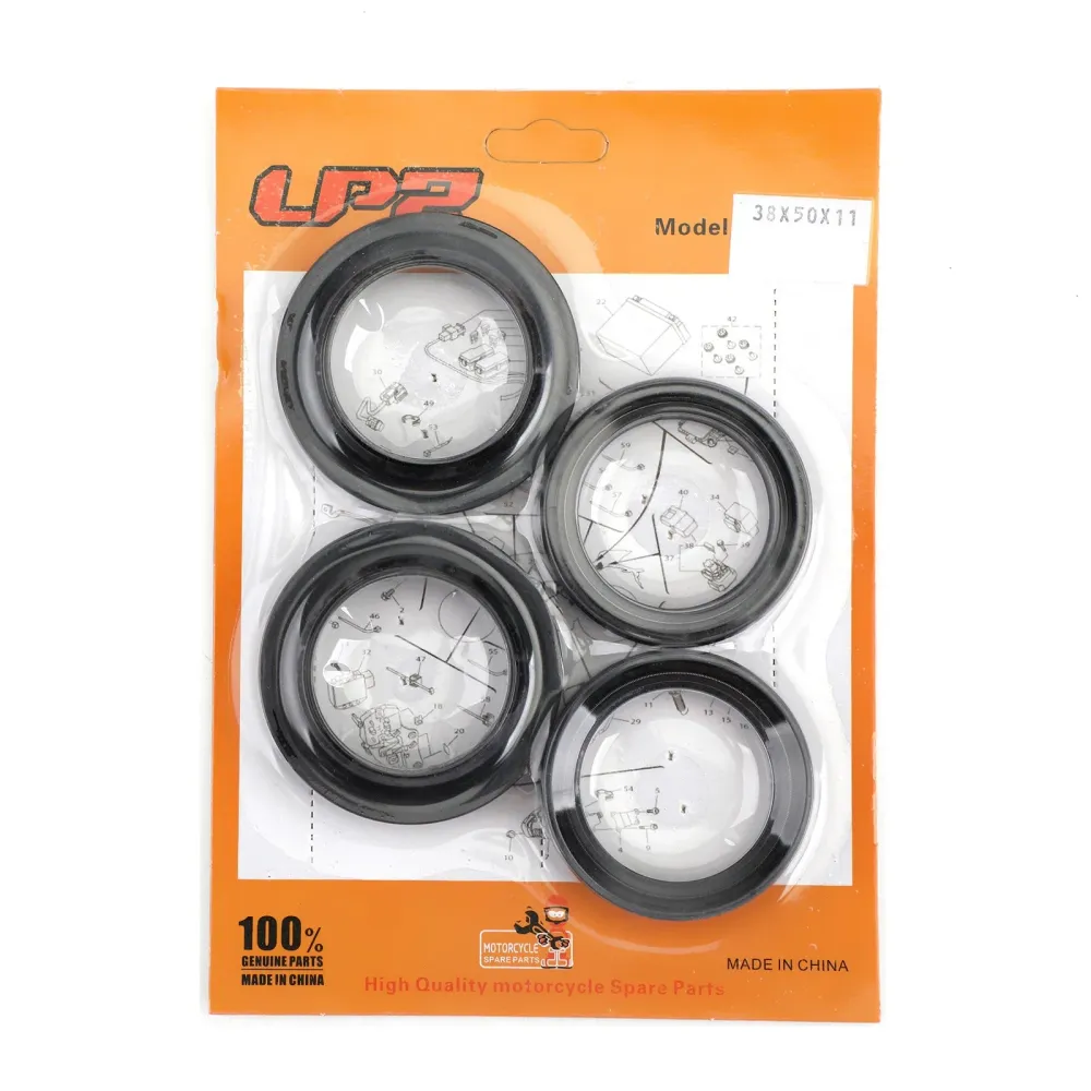Front Fork Seal Set Oil Dust Honda CR125R 1981 1982 1983 XR250R 1984 1985 Generic