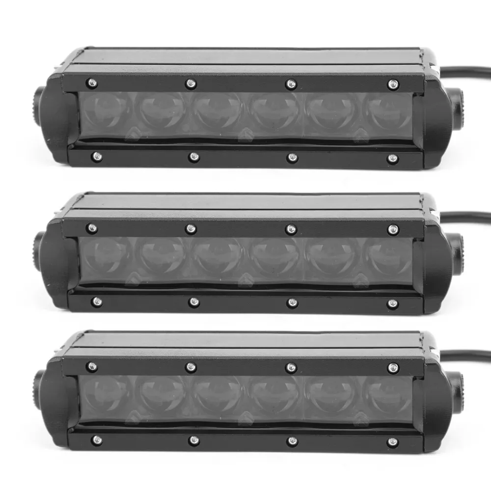 3ROW LED Motorcycle frontlys Fog Light Alu Fit Honda Grom 125 MSX SF 13-19 Generisk