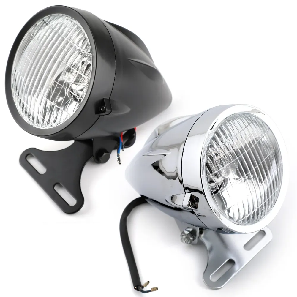 Bullet Light Lamp 4 3/4 Motorsykkel Harley Chopper Bobber Custom Generic