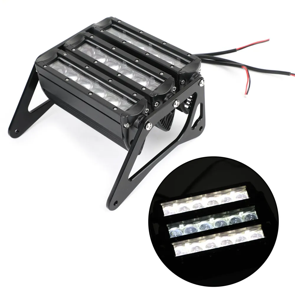 3 rad Modifisert LED-lyskasterhodelykt Honda MSX125/SF GROM 125 2013-2019