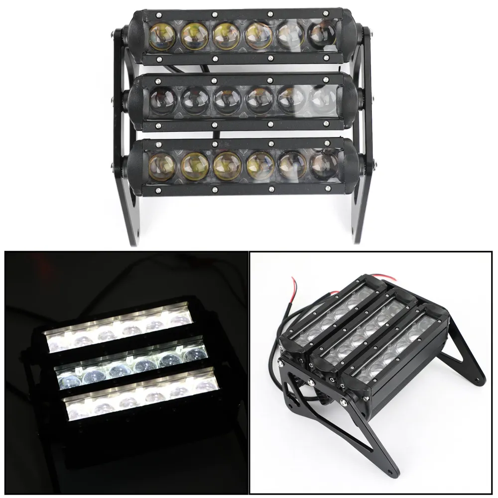 3 rad Modifisert LED-lyskasterhodelykt Honda MSX125/SF GROM 125 2013-2019