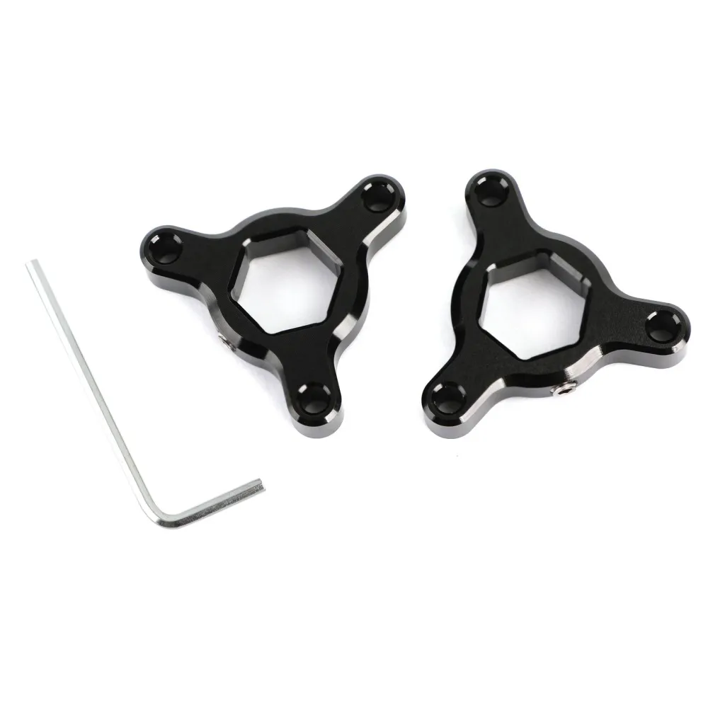 Gaffel pre -justerere svart 14mm passform kawasaki ninja zx6r zx10r zzr1400 z800 generisk