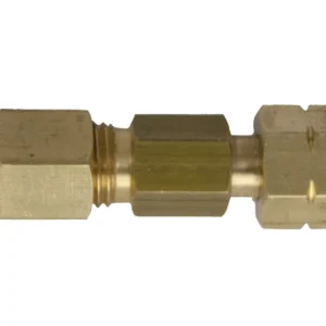 Talamex, rett gassfitting messing 8 mm kompresjon x ¼" LH
