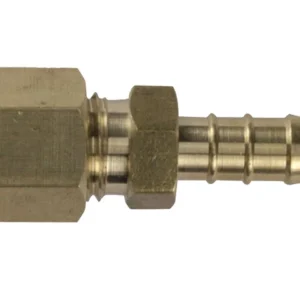 Talamex, Rett messingtilkobling 8 mm kompresjon x 8 mm slangetilkobling